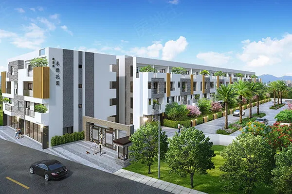 湛然禾懋花園建案主視覺