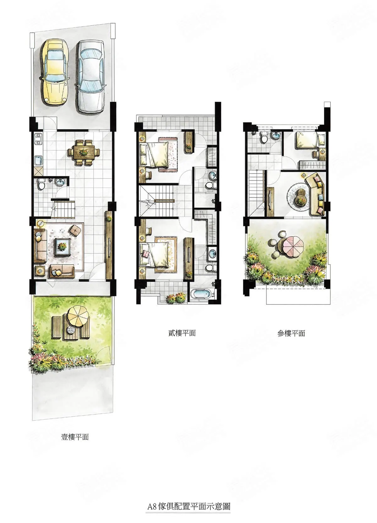 青水畔格局圖 1